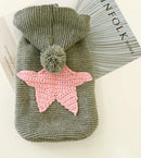 Suéter de Outono Inverno para Cães e Gatos com Estrelas