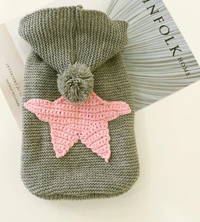 Suéter de Outono Inverno para Cães e Gatos com Estrelas