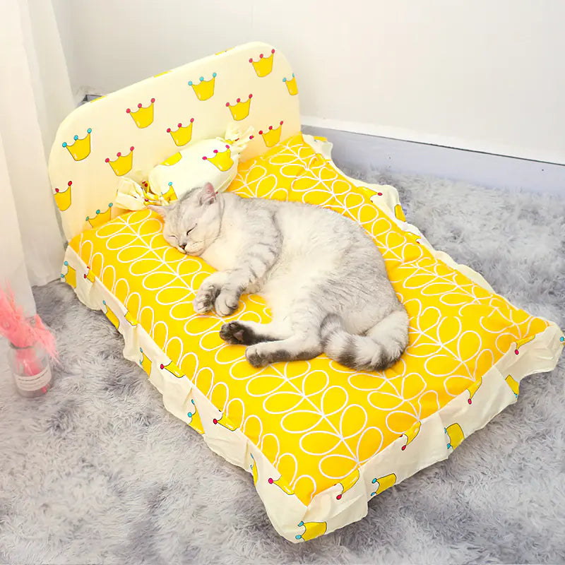 Cama para Cães e Gatos Pequenos, Design Lavável