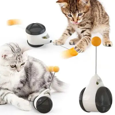 Novo Brinquedo Oscilante para Gatos com Dispensador de Petiscos
