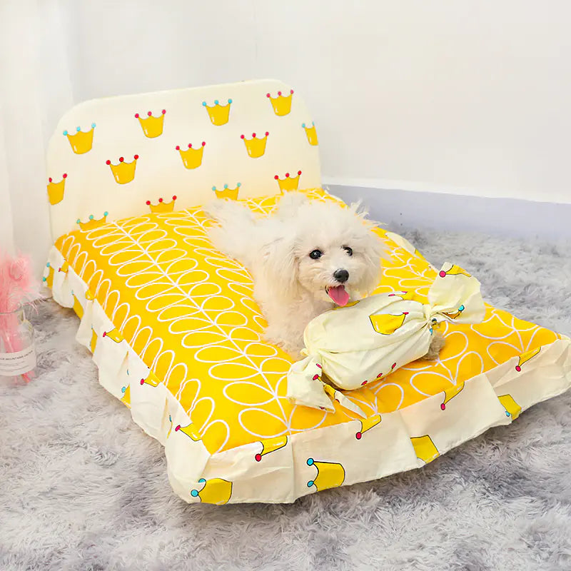 Cama para Cães e Gatos Pequenos, Design Lavável